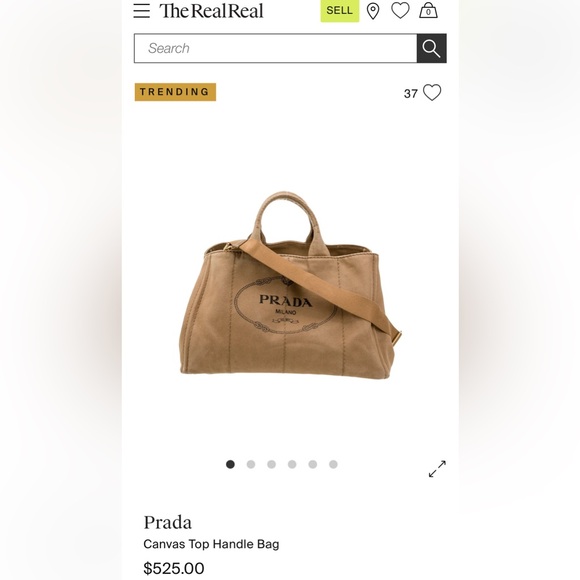 Prada Canapa Tote - Picture 12 of 12